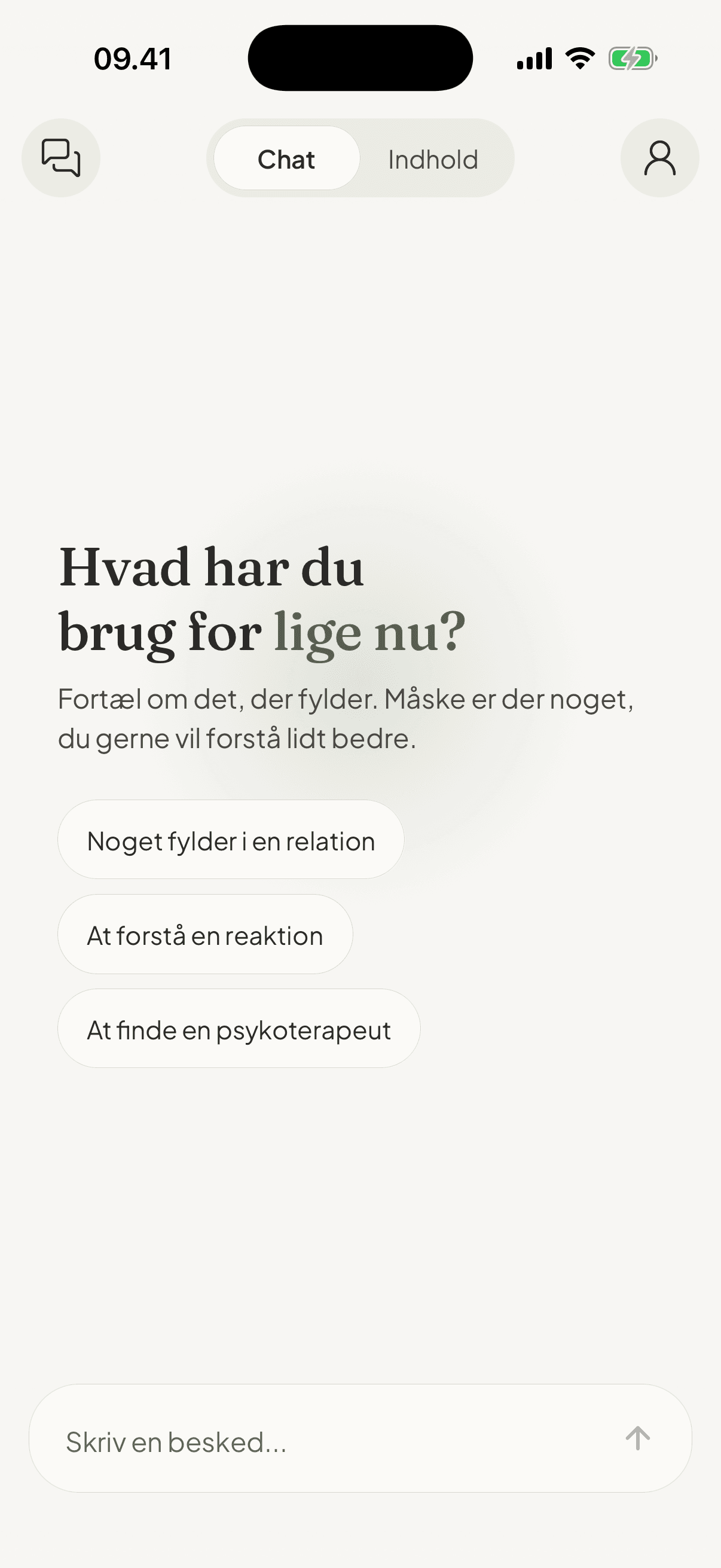 Reller app - Chat